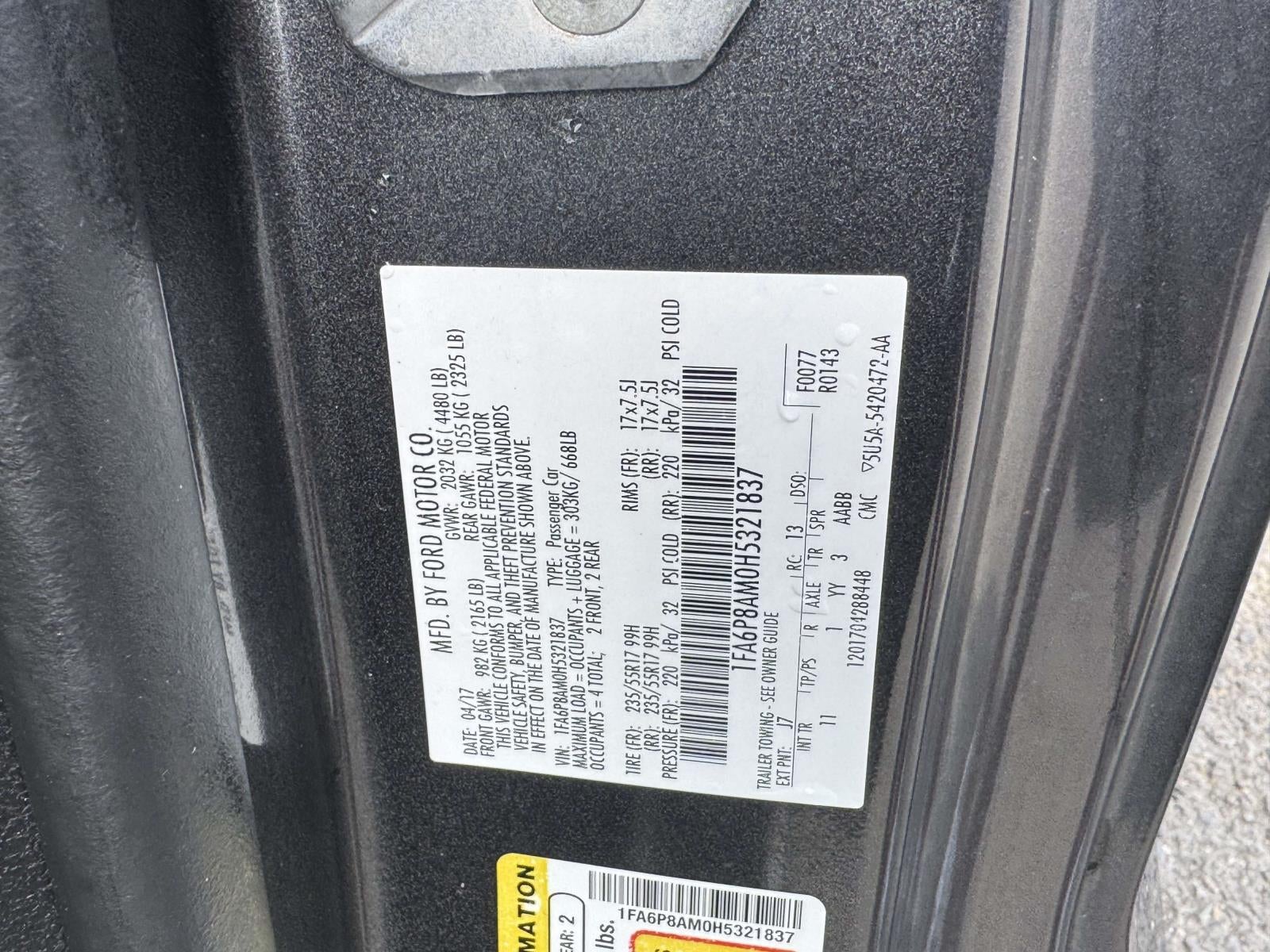 2017 Ford Mustang V6