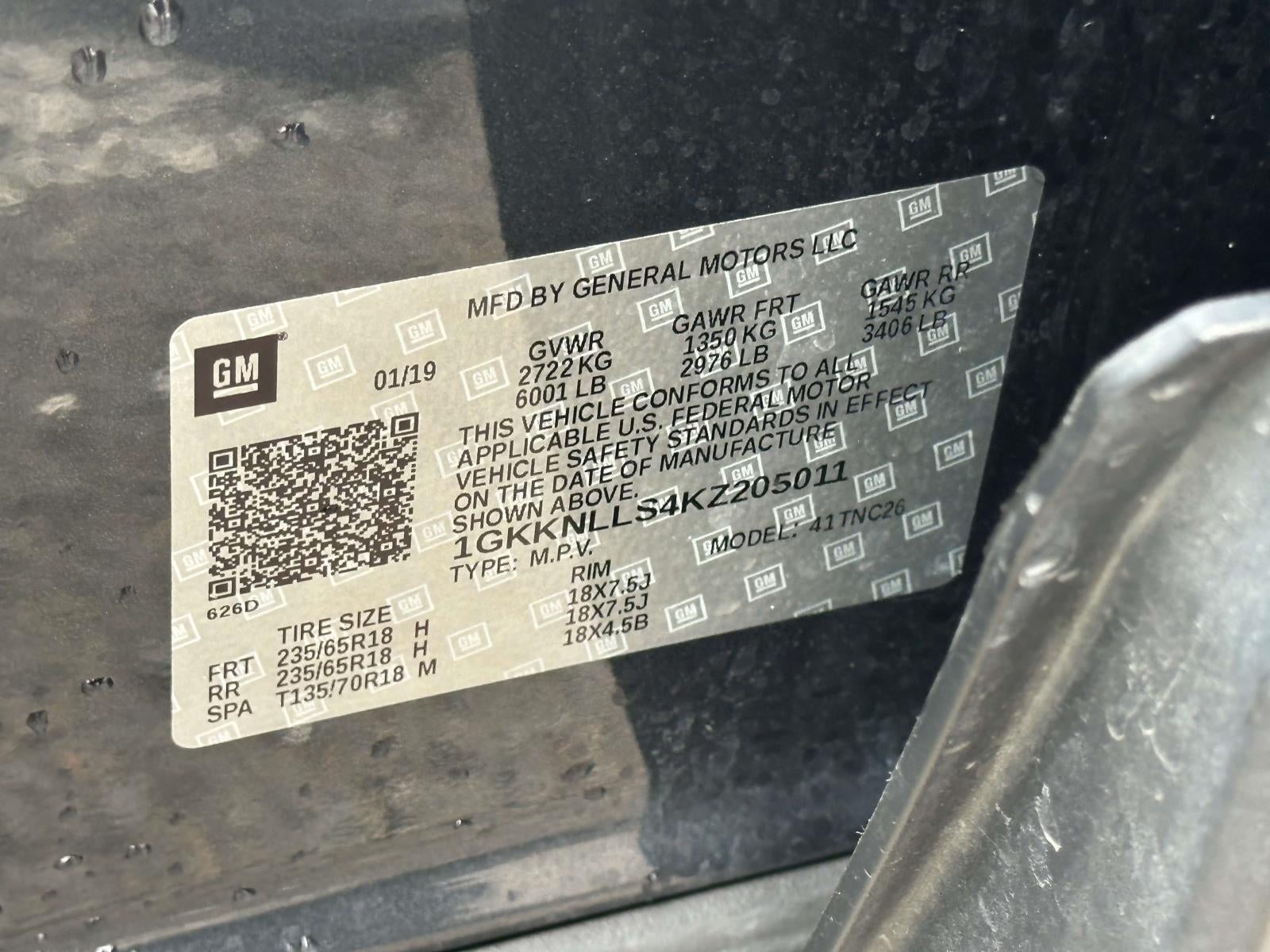 2019 GMC Acadia SLE-2