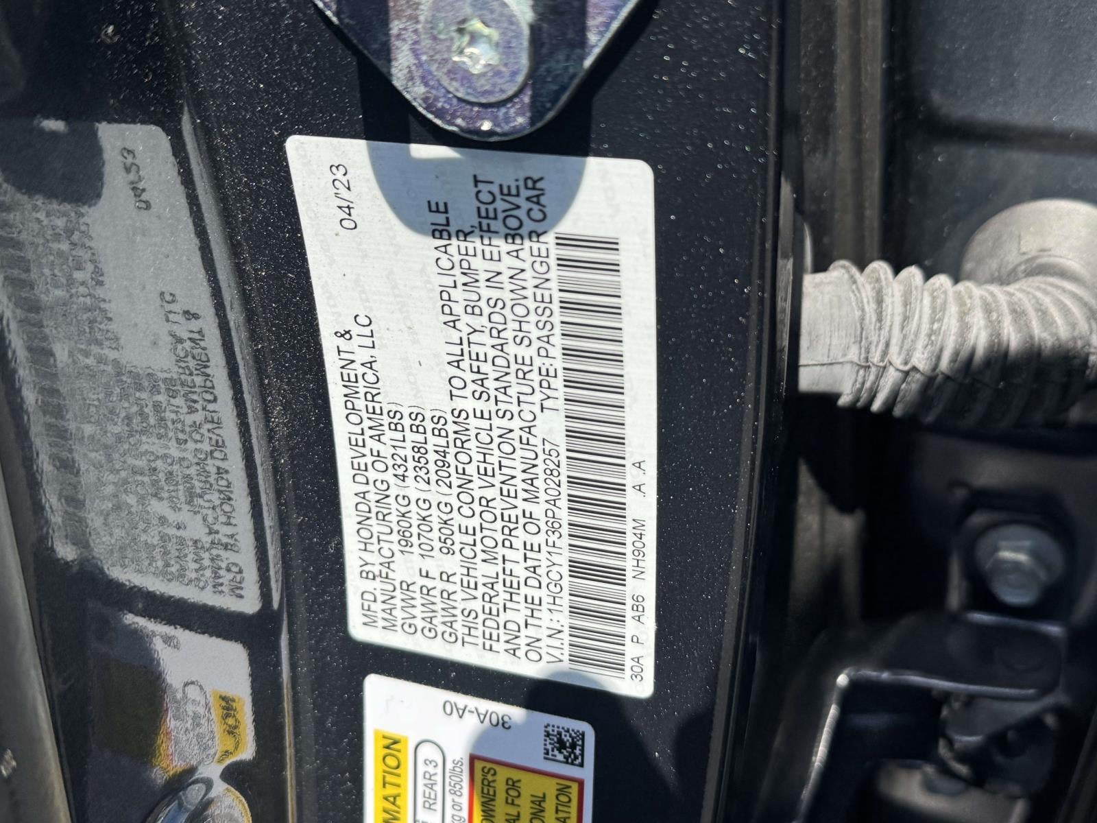 2023 Honda Accord EX