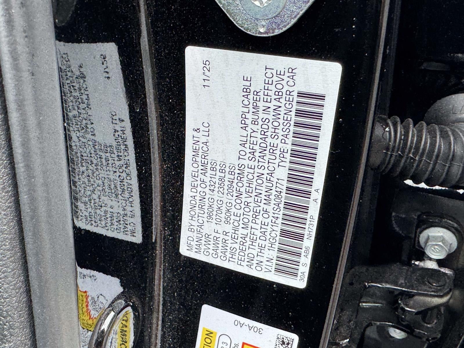 2025 Honda Accord SE