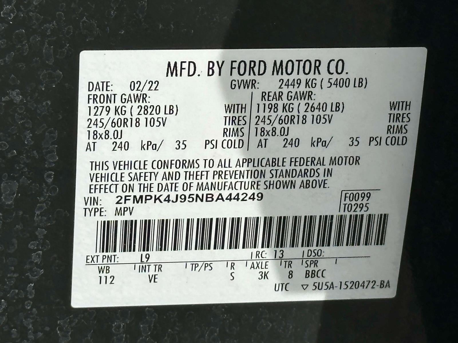 2022 Ford Edge SEL