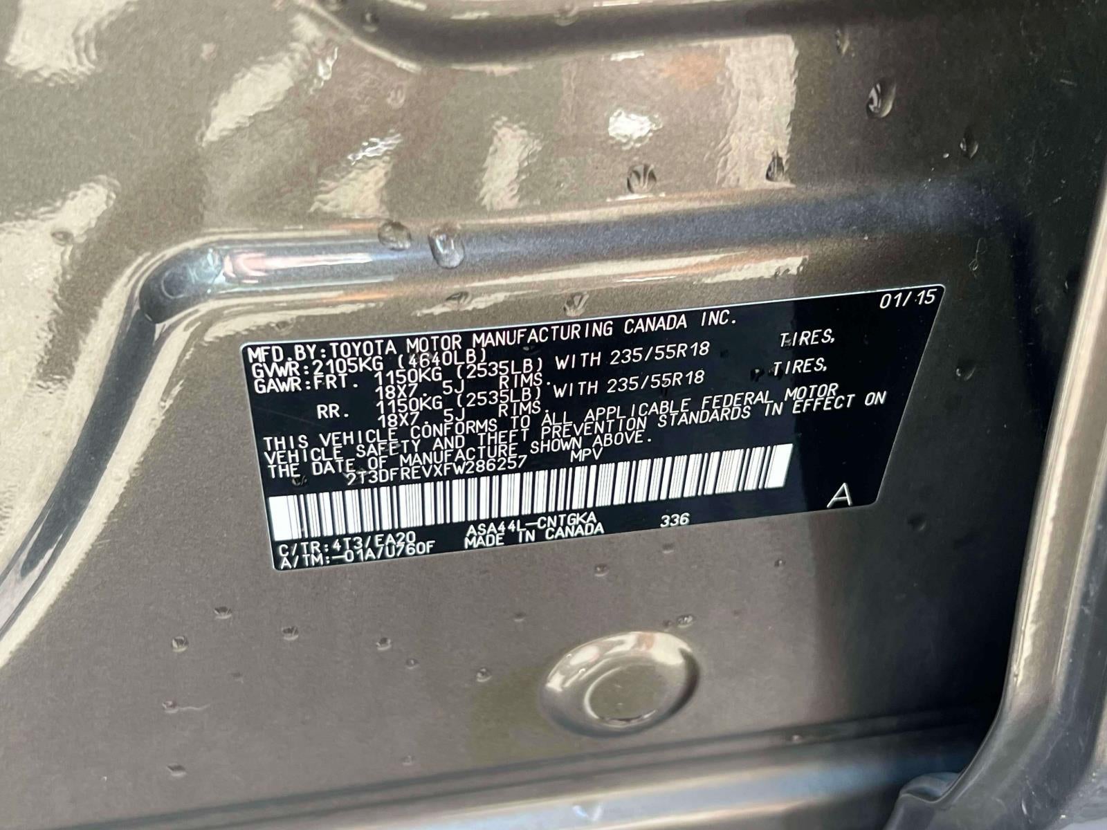 2015 Toyota RAV4 Limited