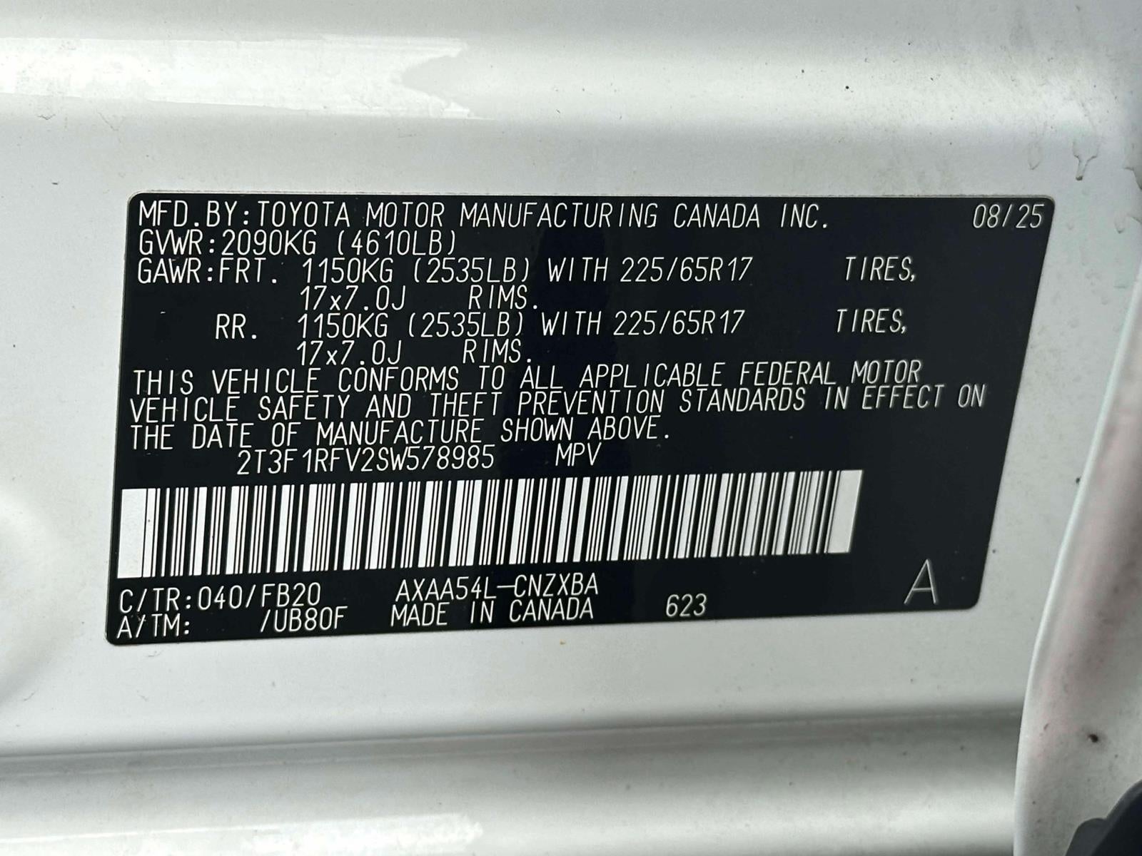 2025 Toyota RAV4 LE