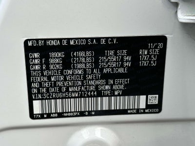 2021 Honda HR-V AWD EX