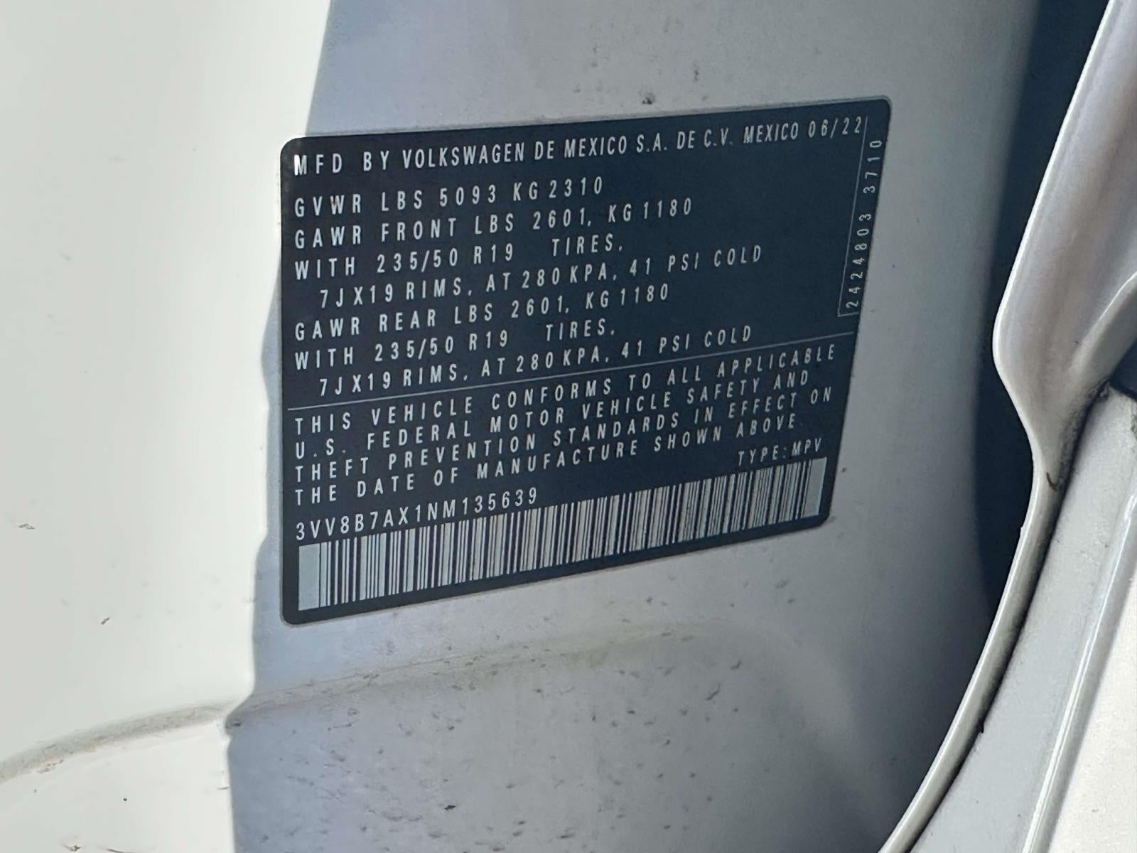 2022 Volkswagen Tiguan 2.0T SE R-Line Black