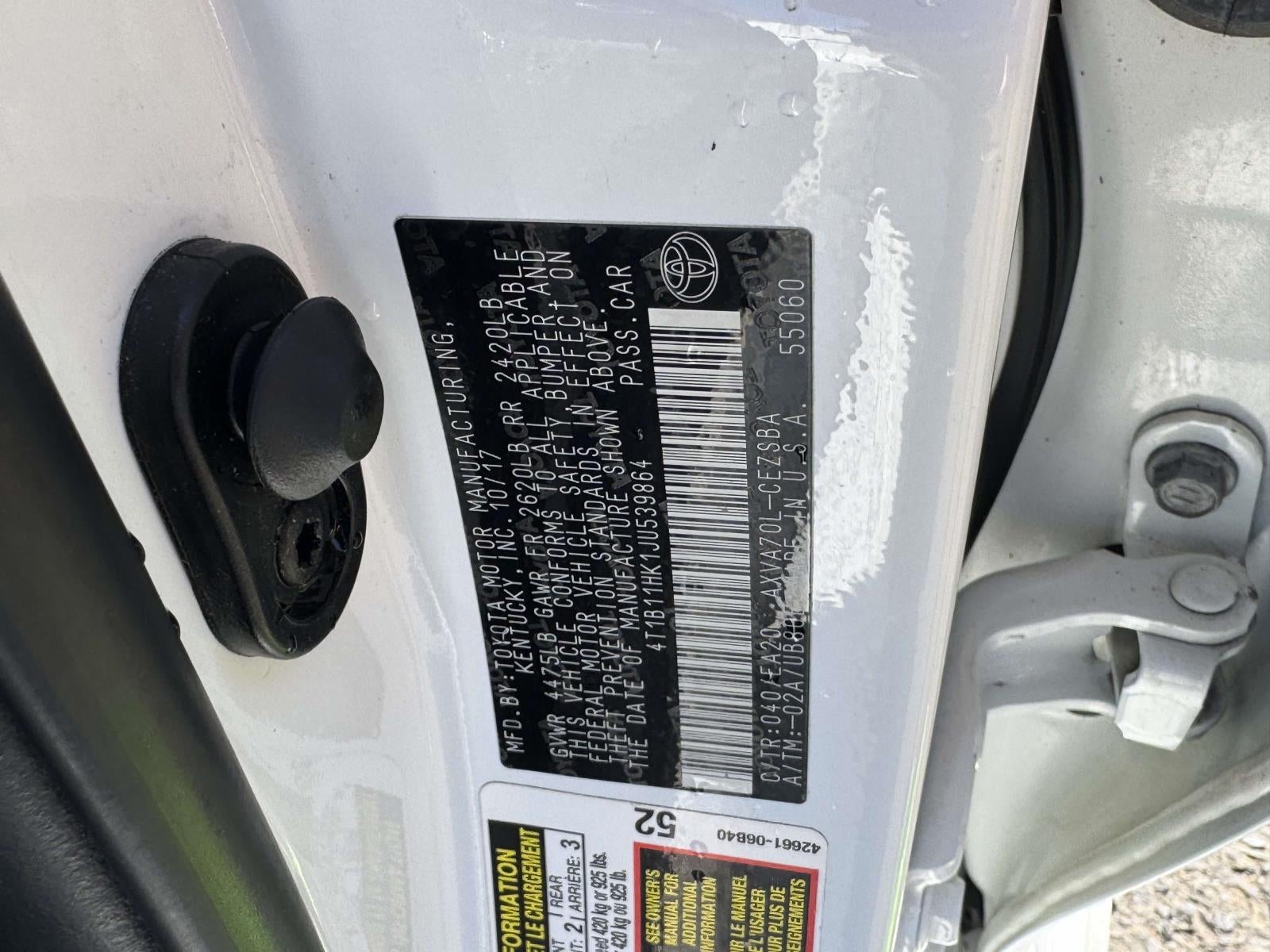 2018 Toyota Camry SE