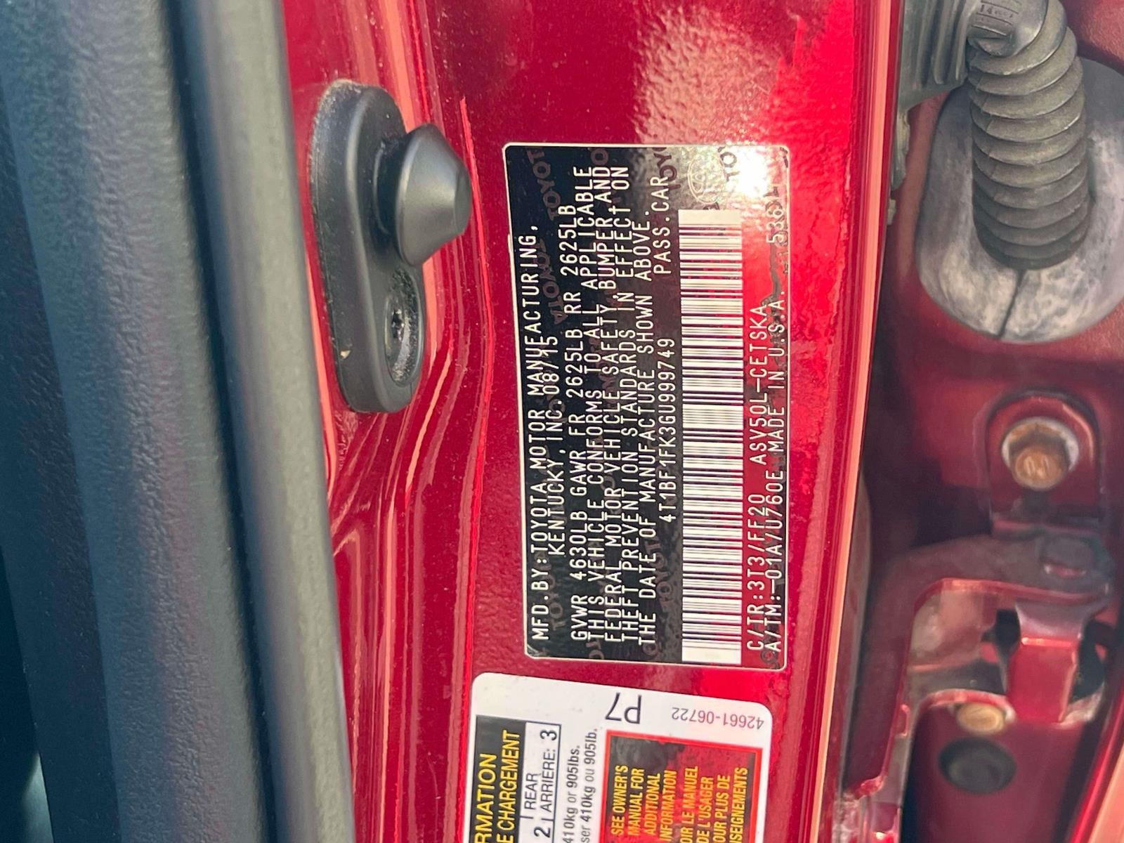 2016 Toyota Camry SE