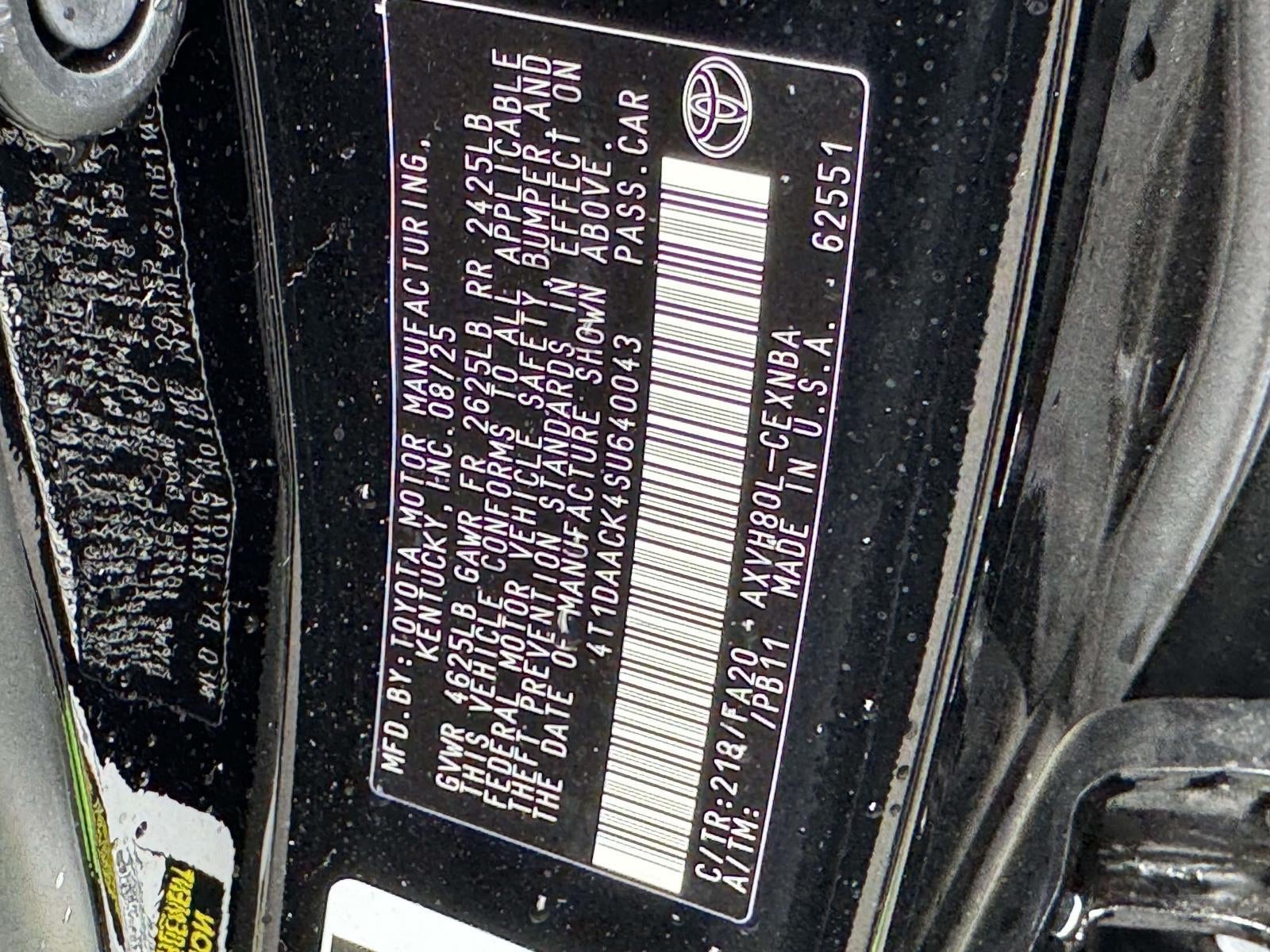 2025 Toyota Camry LE