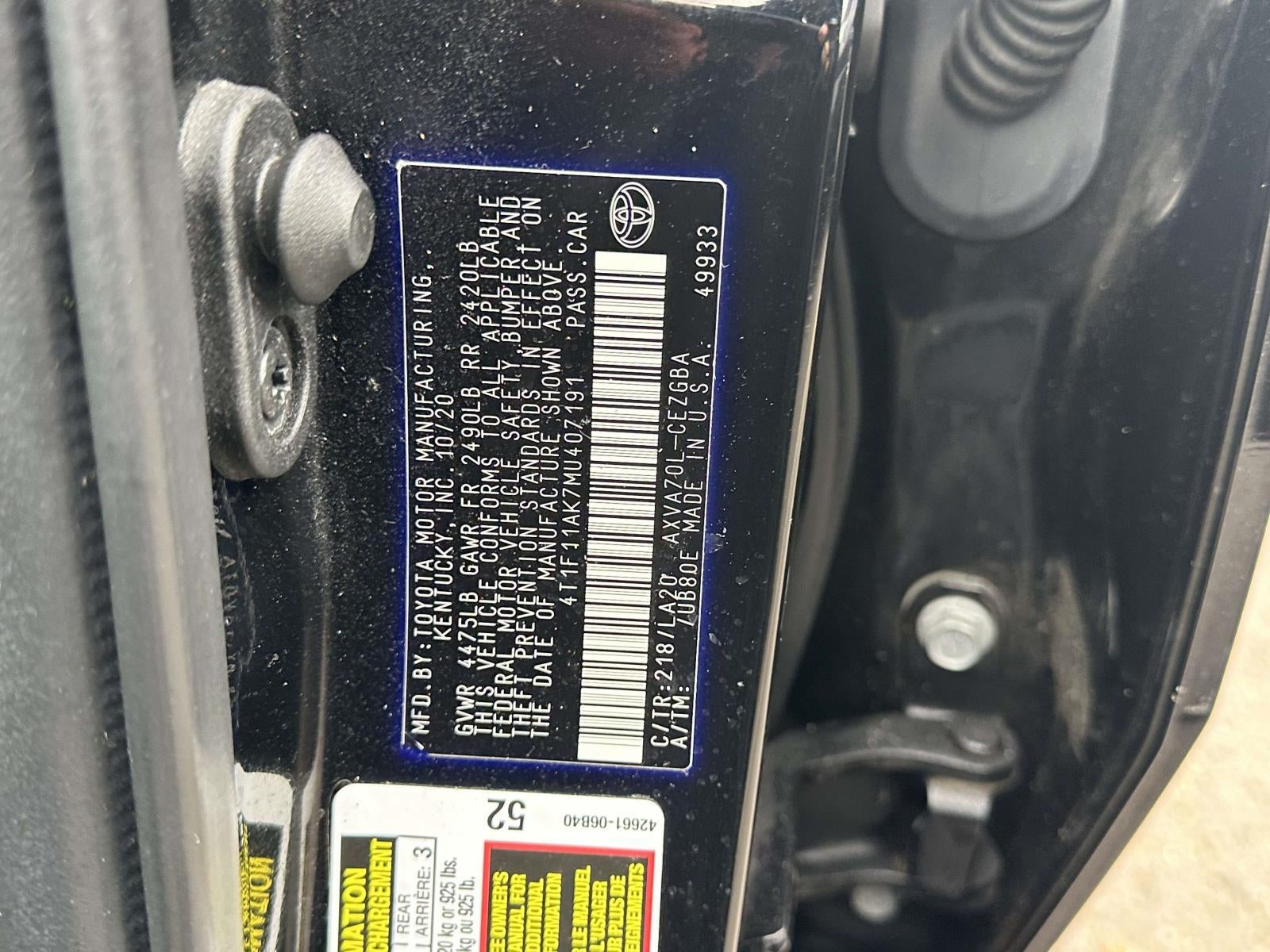 2021 Toyota Camry XLE