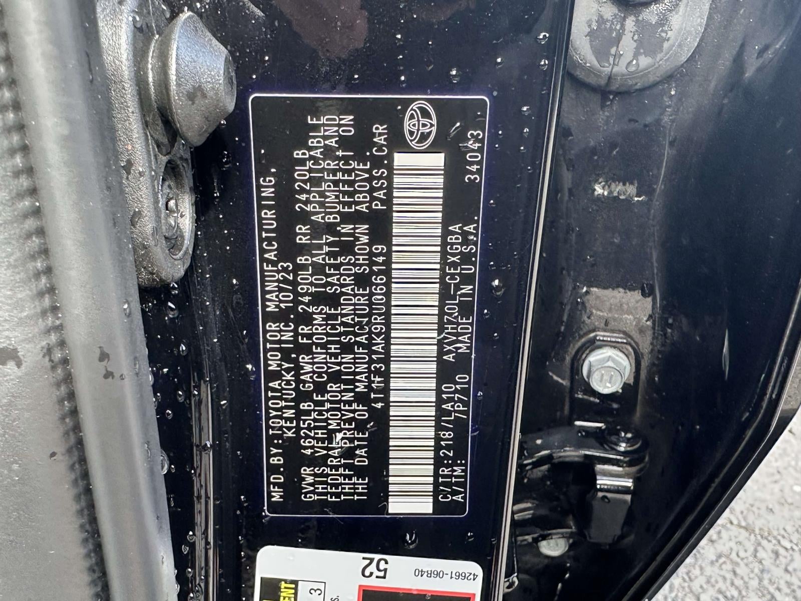 2024 Toyota Camry Hybrid XLE