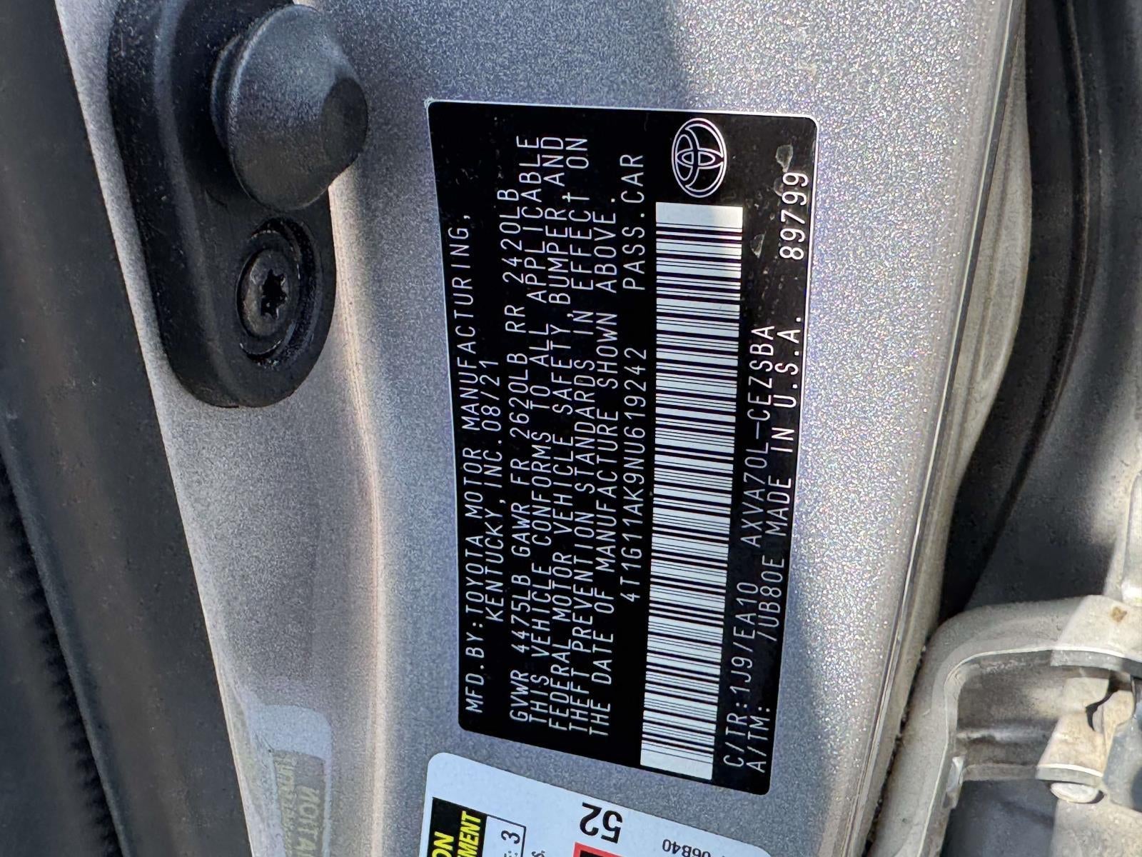 2022 Toyota Camry SE