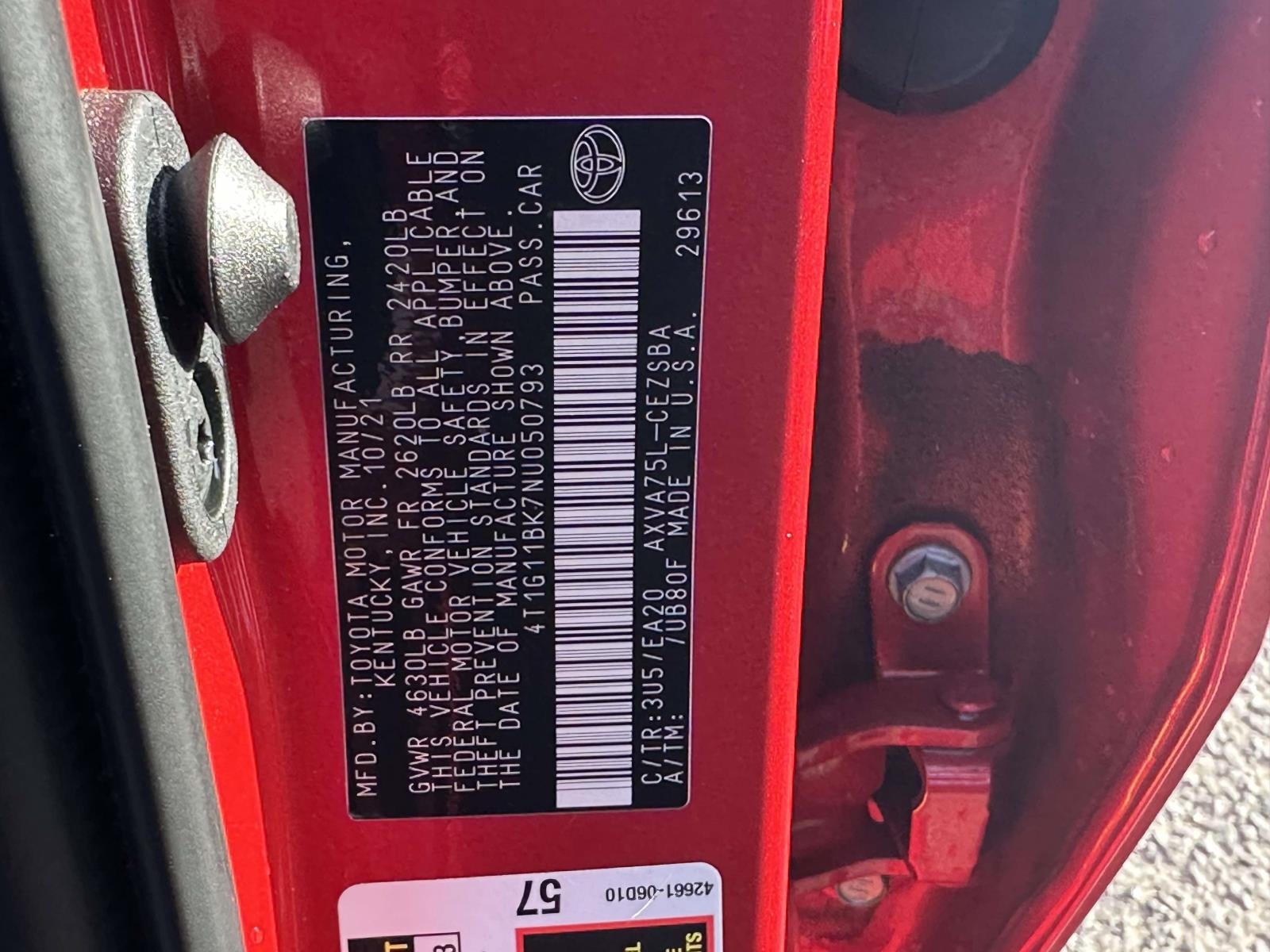 2022 Toyota Camry SE AWD