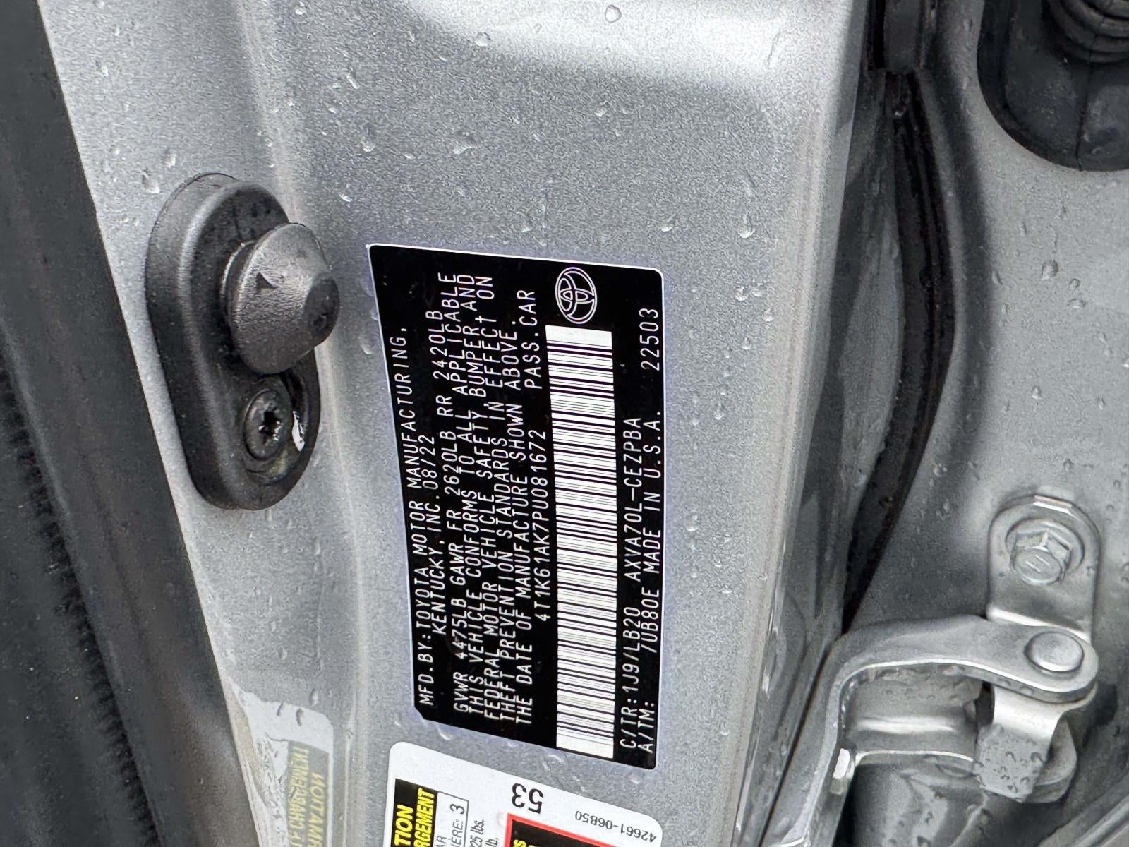 2023 Toyota Camry XSE