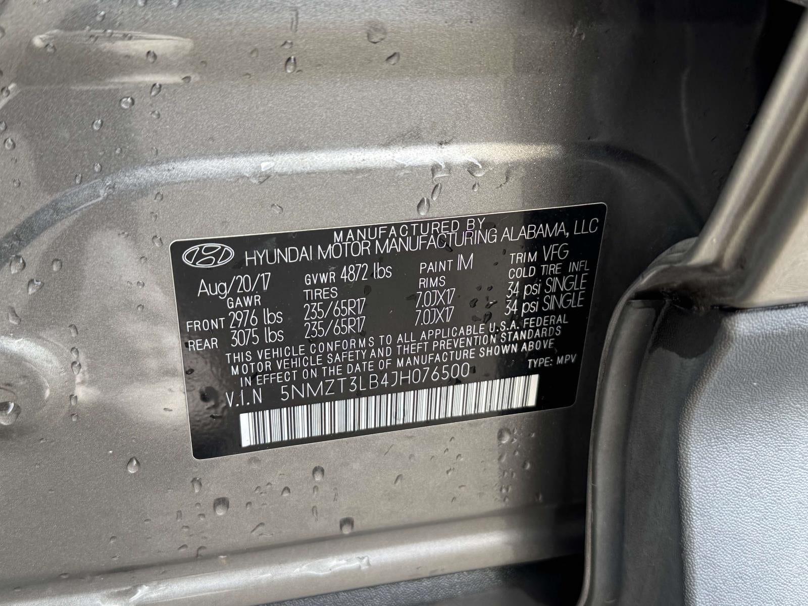2018 Hyundai Santa Fe Sport 2.4L