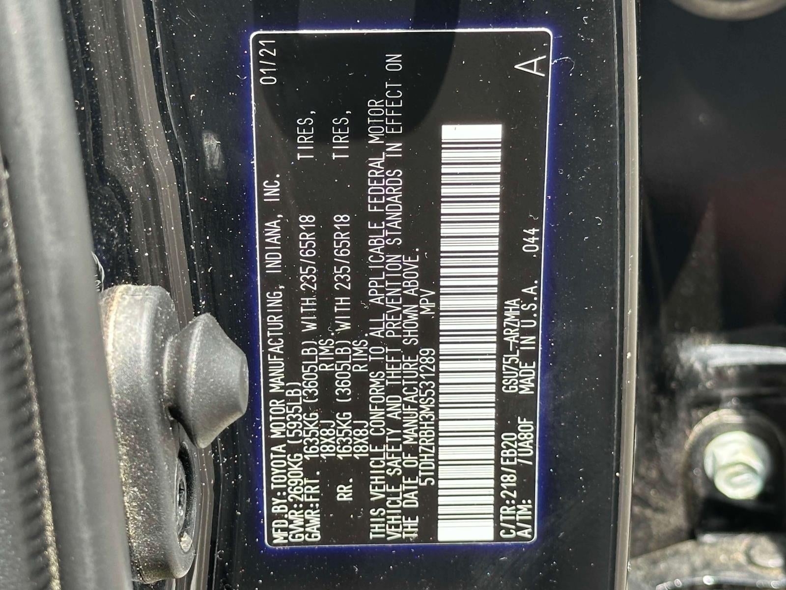 2021 Toyota Highlander XLE