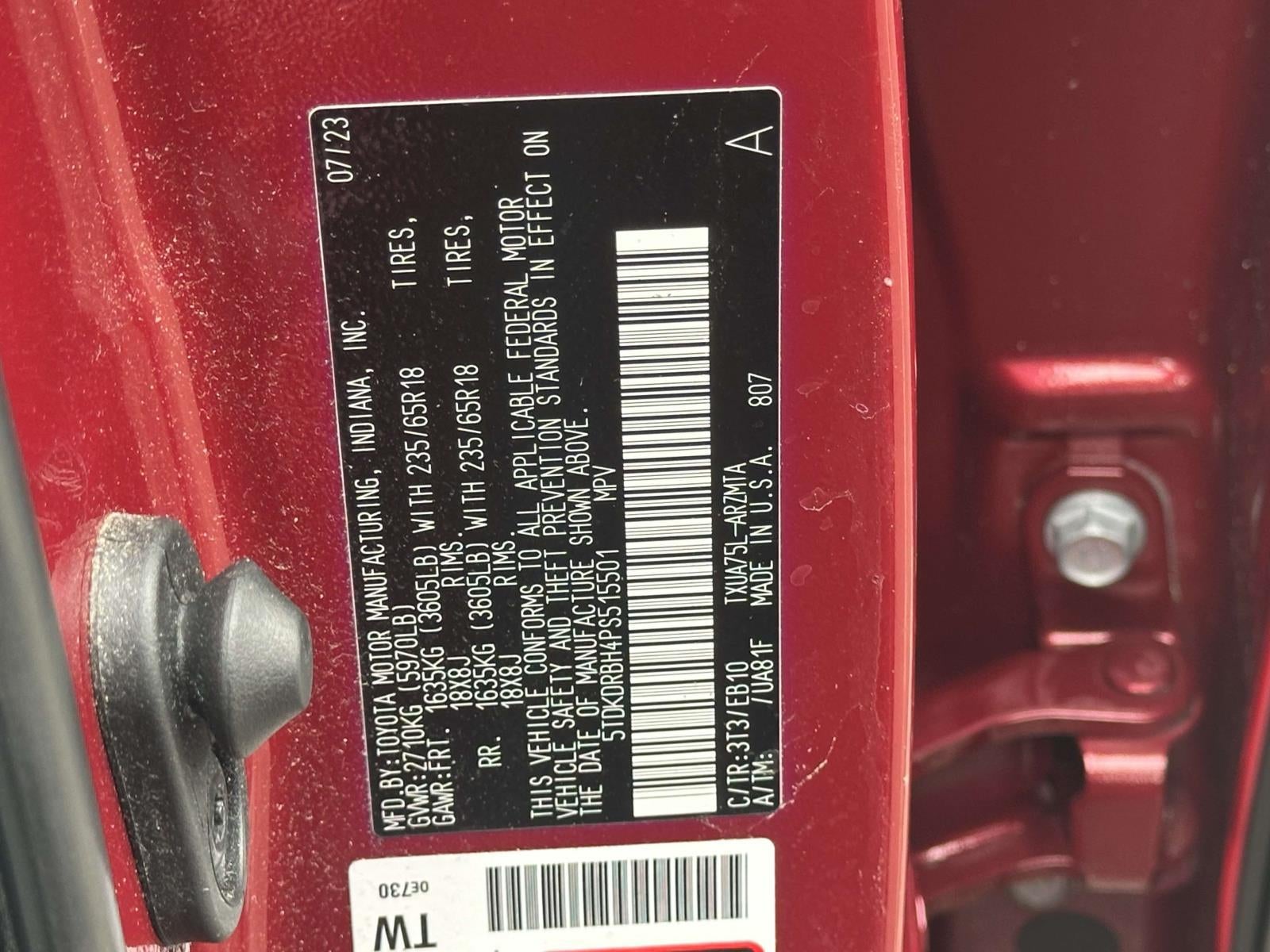 2023 Toyota Highlander XLE