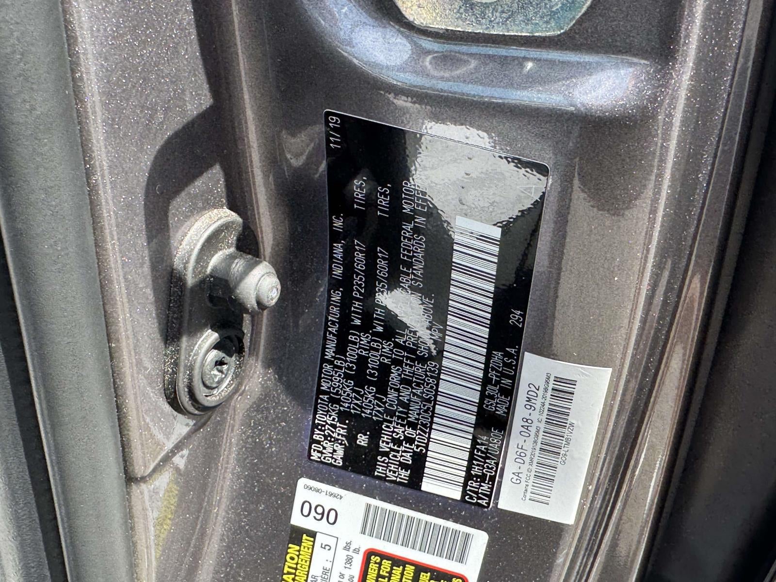 2020 Toyota Sienna L