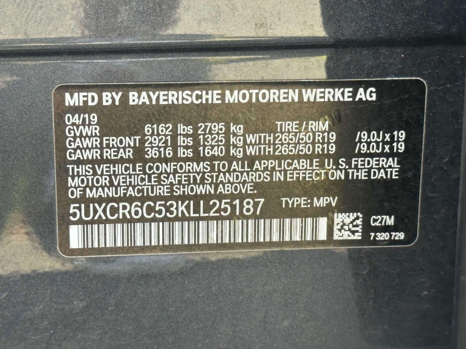 2019 BMW X5 xDrive40i