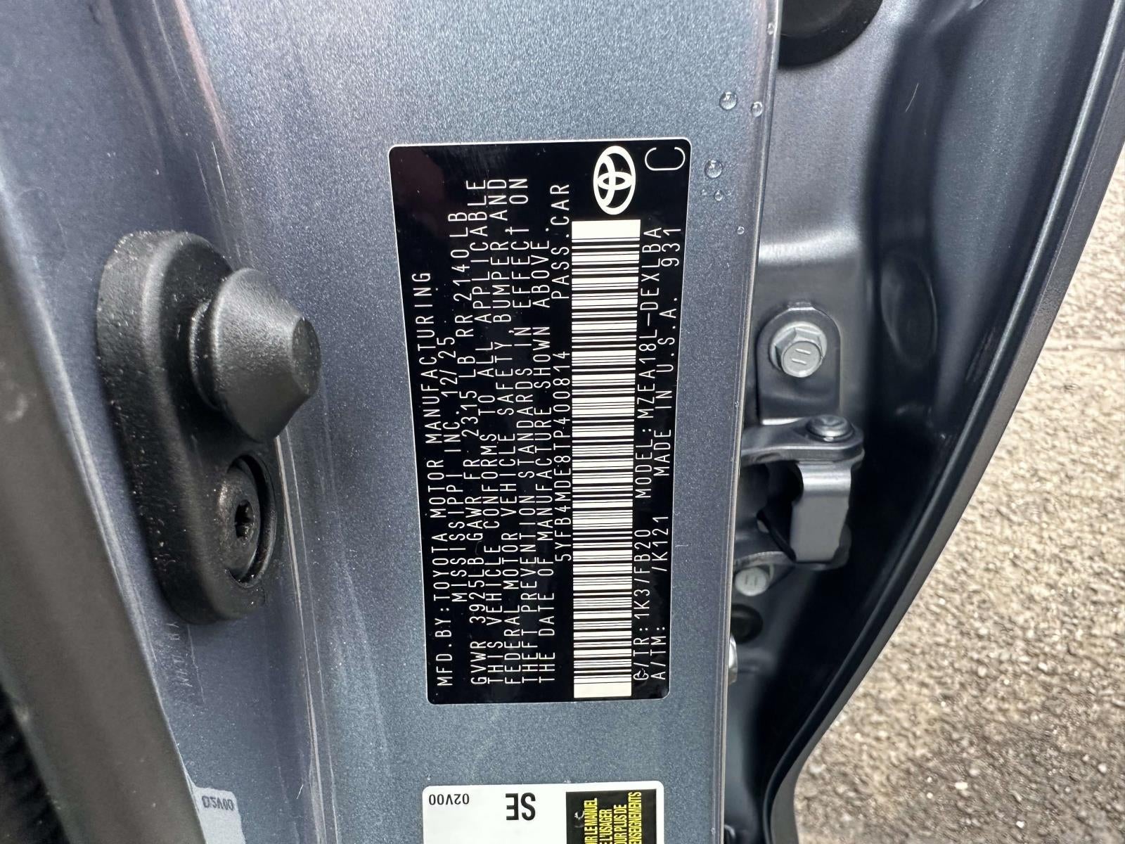 2026 Toyota Corolla LE