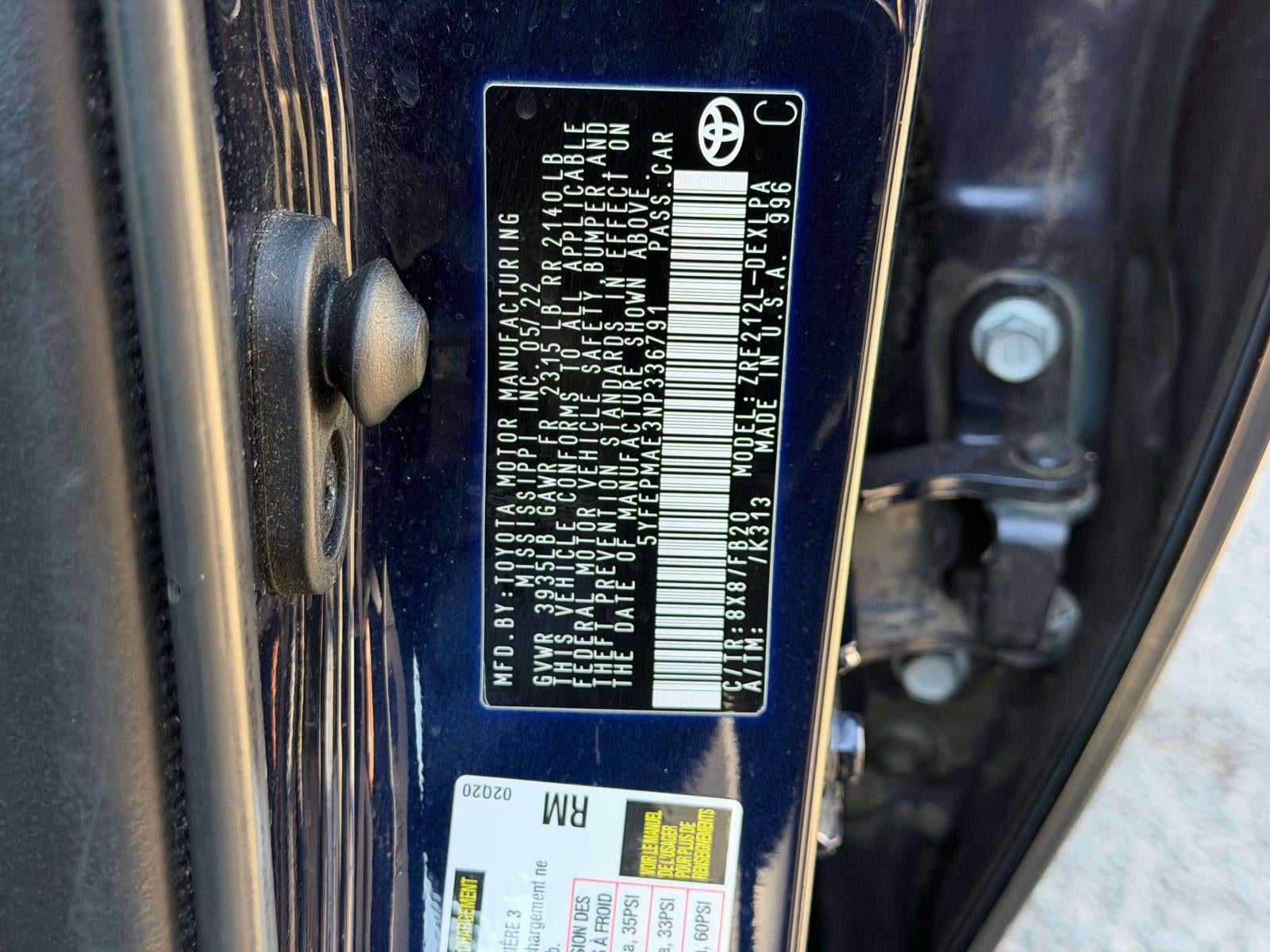 2022 Toyota Corolla LE