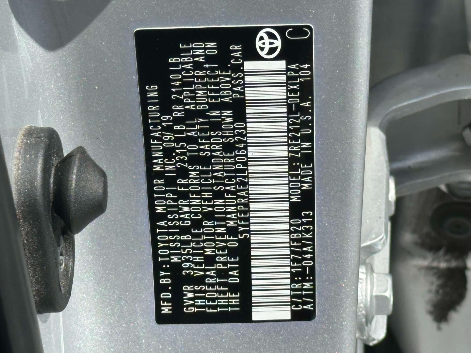 2020 Toyota Corolla LE