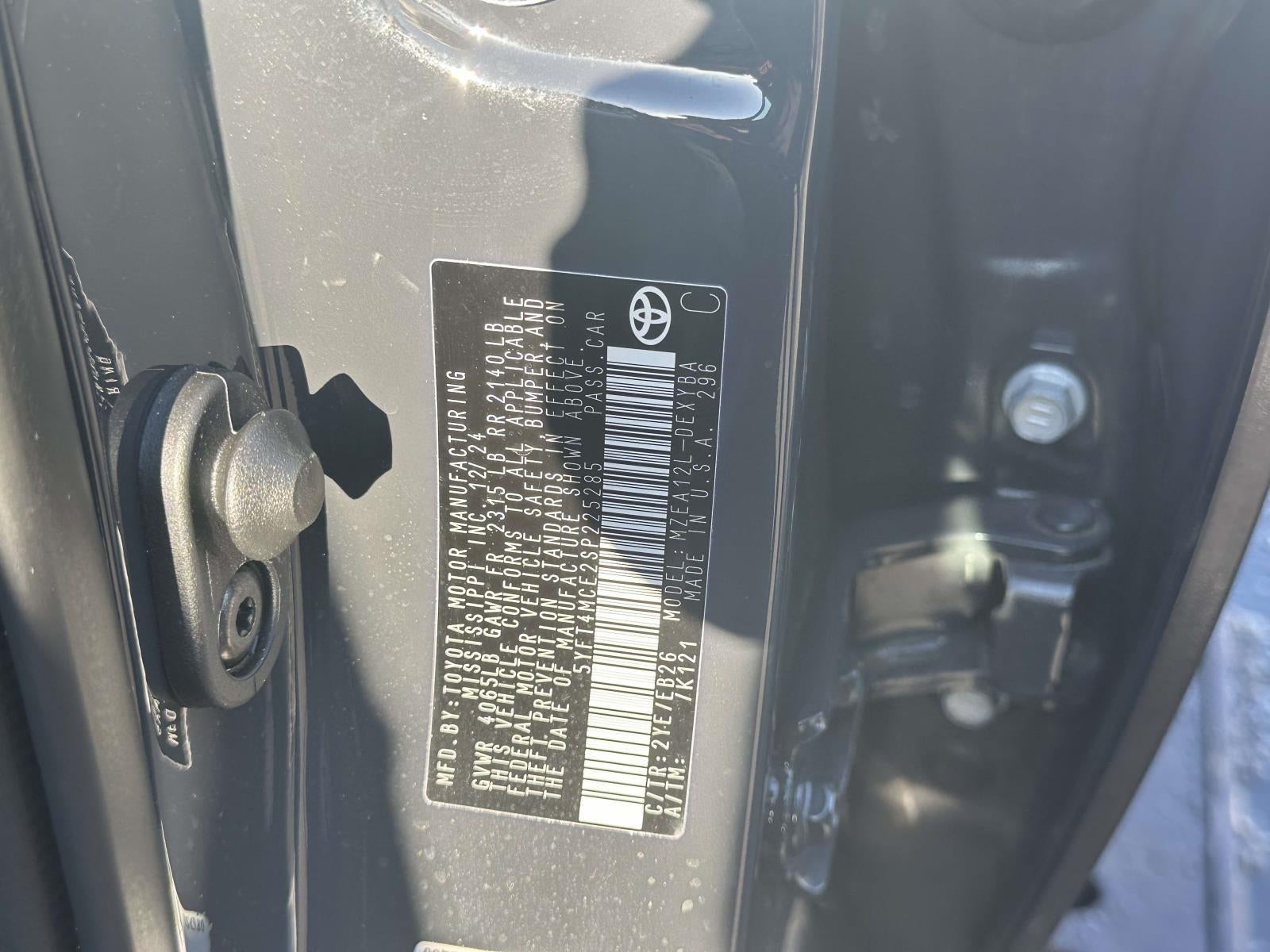 2025 Toyota Corolla XSE