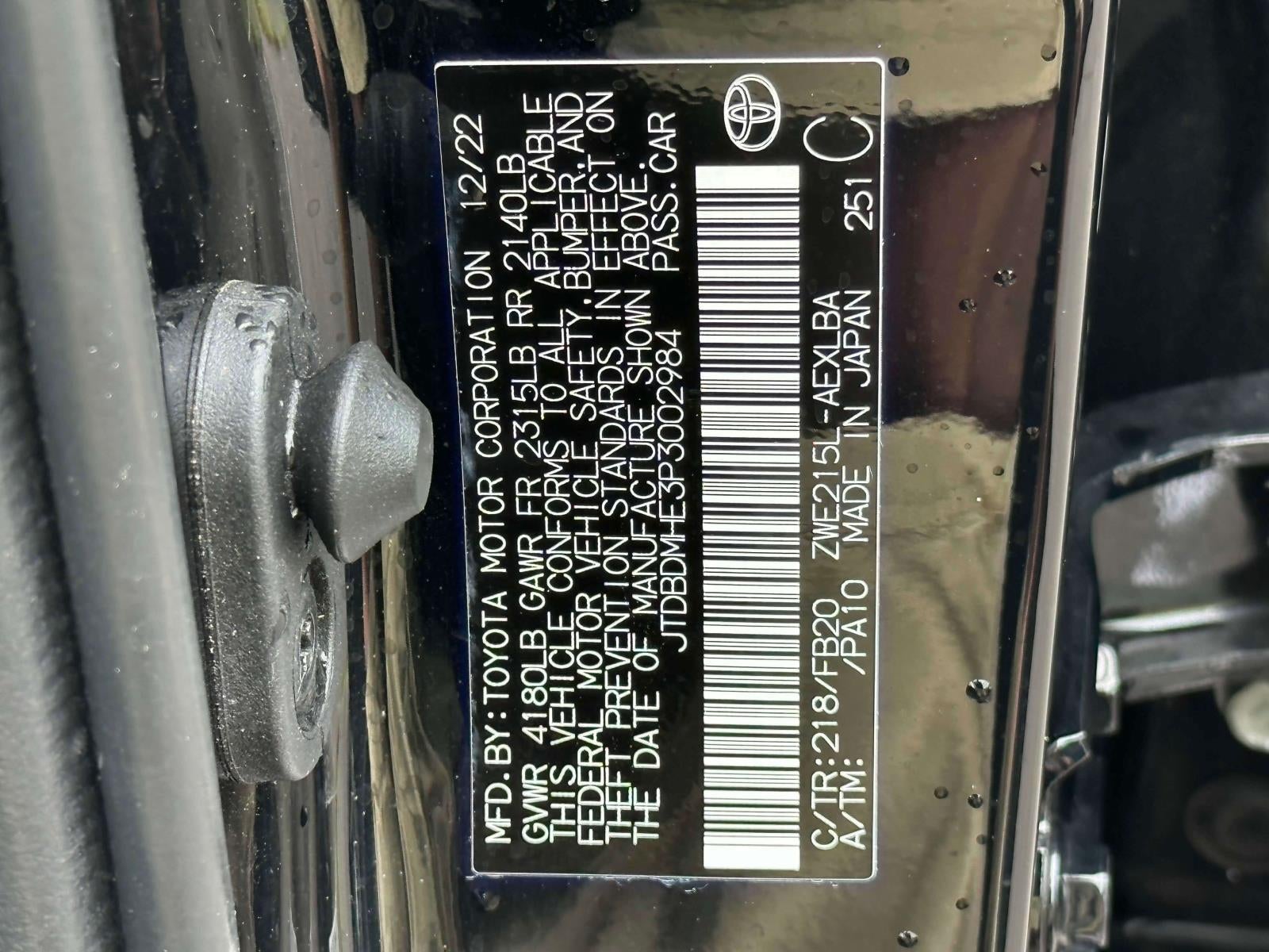 2023 Toyota Corolla Hybrid LE