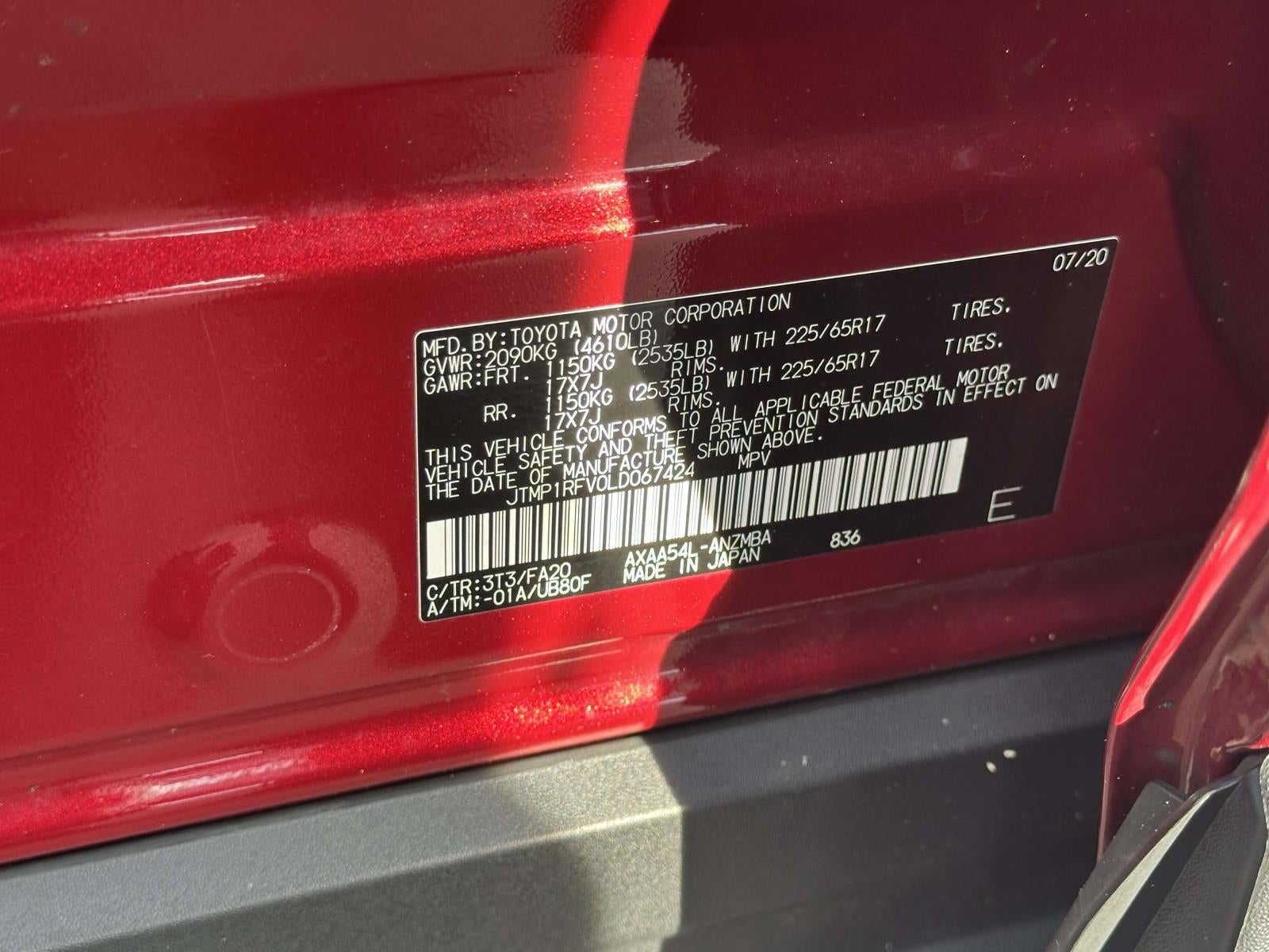 2020 Toyota RAV4 XLE