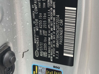 2012 Hyundai Genesis Coupe 2.0T